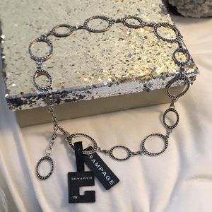 RAMPAGE WOMENS CHAIN BELT new with tags size M/L
